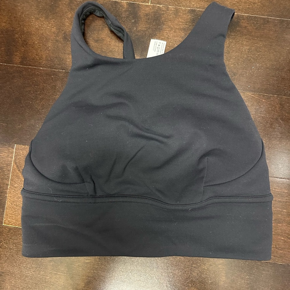Lululemon Black Racerback Sports Bra with Wide Straps